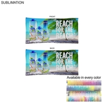 Microfiber Terry Pool Towel, 20x40, Sublimated