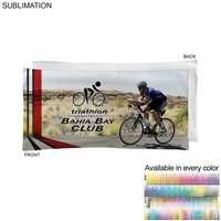 20" x 40" microfiber terry triathlon towel with sublimation printing or......