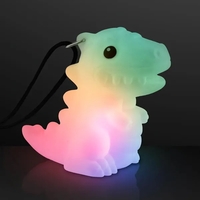 Light Up Dinosaur Necklace, Color Change LED