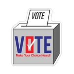 Vote Shaped NoteKeeper™ Magnet 20 mil