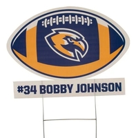 Custom Yard Sign - Up to 22" x 22" - Full... from ASI 77280 Pepco Poms