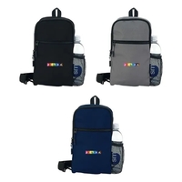 Sling bag made from eco-friendly rPET fabric.... from ASI 88060 Snugz/USA Inc