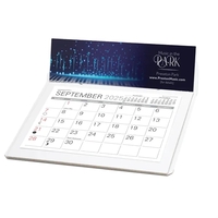 4-color imprinted Desk Calendar with a 13 month w/memo style date... from ASI...