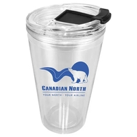 16 oz. Victory Acrylic Tumbler with Flip Top Lid