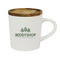 16oz Ceramic Mug with Wood Lid... from ASI 90859 Tempo Industries Inc / Tempo...