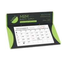Exclusive design Desk Calendar, 3 eye-catching colors w/13 month Memo...
