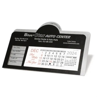 Portable Calendar clips to car visor, includes visor clip, note-holder &......