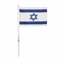 Israel 4" x 6" flag made from 100% superior polyester fabric... from ASI...