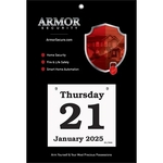 Daily Date Calendar - 7" x 11" Large Datepad
