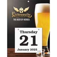 Daily Date Calendar - 10 1/2" x 14" Large Datepad