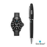 Euro Design® Velten Watch/Pen Set