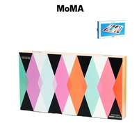MoMA Multicolored Backgammon Set