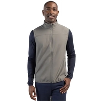 Men's vest with a full-zip, water resistance, two pockets, and brushed......