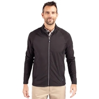 Men's jacket with a full-zip, wind resistance, zipper, pockets, and locker......