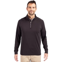 Men's sweatshirt with a quarter zip, brushed back fleece, raglan sleeves,......