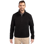 Cutter & Buck Cascade Eco Sherpa Fleece Mens Quarter Zip ...