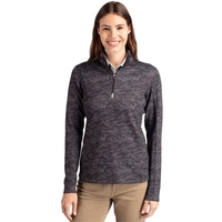 Cutter & Buck Traverse Stretch Eco Camo Print Quarter Zip...