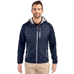 Cutter & Buck Rainier Primaloft Mens Eco Full Zip Hybrid ...