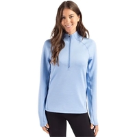 Cutter & Buck Peshastin Fleece Recycled Womens Half Zip P...