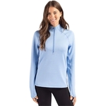Cutter & Buck Peshastin Fleece Recycled Womens Half Zip P...