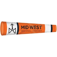 24" x 96" Custom Digitally Printed Knitted Polyester Windsocks... from ASI...