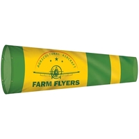 36" x 120" Custom Digitally Printed Knitted Polyester Windsocks... from ASI...