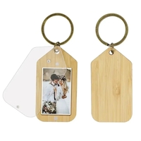 Acrylic-Wood Photo Keychain