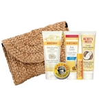 Burt's Bees Travel Straw Clutch Bag