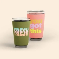 PINT GLASS SLEEVE - SOLID NEOPRENE