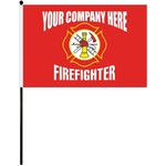12" x 18" Firefighter Stick Flag