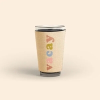 This simple tapered neoprene sleeve fits our standard 16oz. Pint Glass.......