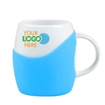 14 oz. Ceramic Mug with Silicone Band