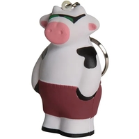 Cool Beach Cow Keyring Stress Reliever