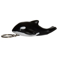 Orca Killer Whale Keyring Stress Reliever