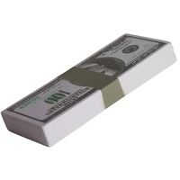 Stack of 100 dollar bill-shaped stress reliever.... from ASI 34415 Alpi...