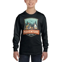 Youth long-sleeved t-shirt made with 100% pre-shrunk cotton.... from ASI...