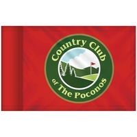 6" x 8" Single Reverse Golf Flag with Tube