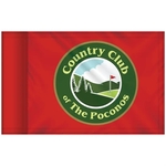 6" x 8" Single Reverse Golf Flag with Tube