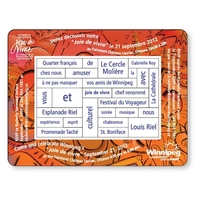 Magnetic Photo Frame Word Set Full Color Imprint directly on to... from ASI...