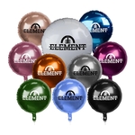 18" Circle-Shaped Mylar Balloon (1 Color Imprint)