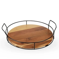 Modern Design Meets Classic Hospitality In This Wooden Cocktail Tray... from...