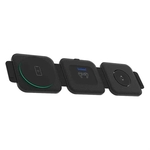 Tangelo ChargeLux 3 in 1 Magentic Folding Wireless Charger