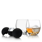 Glacier Rocks® 4-Piece Ice Ball Mold And Tumbler Set