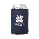 Denim Blue Foam Can Cooler