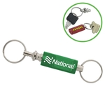 Valet Key Tag Detachable Keychain