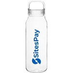 38 oz h2go Glint Single Wall Plastic Bottle with Handle