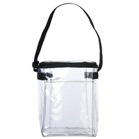 Transparent lunch bag plus 1 color silkscreen imprint on 1 location... from...