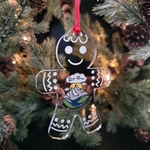 Custom Printed Acrylic Gingerbread Man Ornament