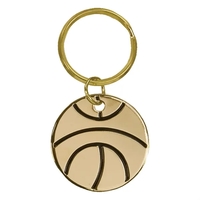 Basketball Brass Keychain... from ASI 92531 Unique Custom Products / UCP