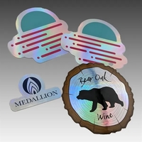 3" x 3" custom cut holographic decal.... from ASI 92531 Unique Custom...
